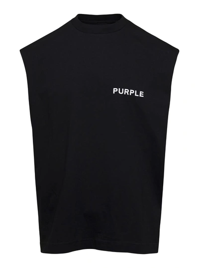 Purple Brand Smanicato Logo Print In Black