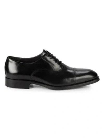 To Boot New York Men's Men's Bergamo Cap-toe Leather Oxfords In Black