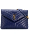 Saint Laurent Monogram Shoulder Bag - Blue