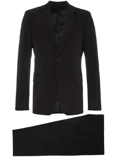 Prada Technical Stretch Suit In Black
