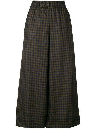 Daniela Gregis Checked Wide Leg Trousers