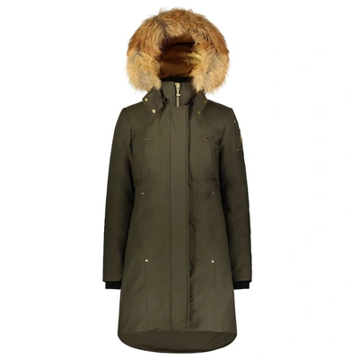 Moose Knuckles Cotton Jackets & Women's Coat In Army