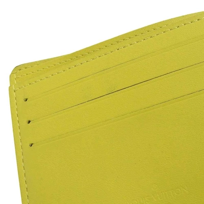Pre-owned Louis Vuitton Canvas Wallet () In Yellow