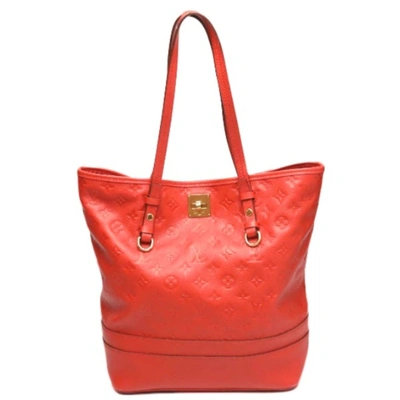 Pre-owned Louis Vuitton Citadine Canvas Shoulder Bag () In Red