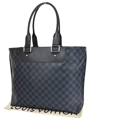 Pre-owned Louis Vuitton Cabas Canvas Shoulder Bag () In Blue