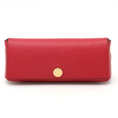 Pre-owned Louis Vuitton Rivet Leather Clutch Bag () In Pink