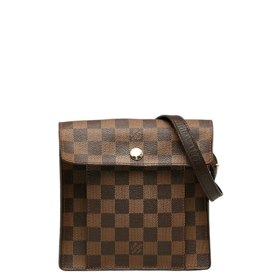 Pre-owned Louis Vuitton Pimlico Canvas Shoulder Bag () In Brown