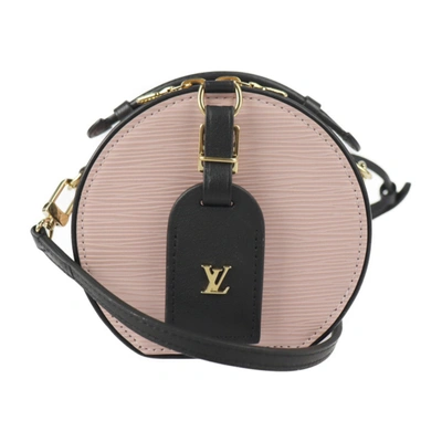 Pre-owned Louis Vuitton Mini Boîte Chapeau Leather Shoulder Bag () In Pink