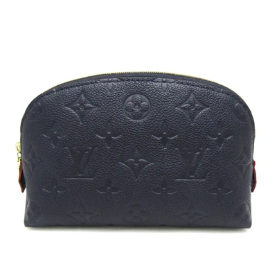 Pre-owned Louis Vuitton Cosmetic Pouch Canvas Clutch Bag () In Blue