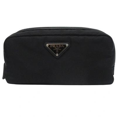 Prada Re-nylon Synthetic Clutch Bag () In Black