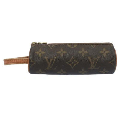 Pre-owned Louis Vuitton Etui À Balles De Golf Canvas Clutch Bag () In Brown
