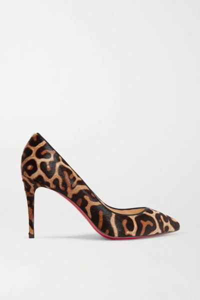 Christian Louboutin Pigalle Follies 85 Leopard-print Calf Hair Pumps In Leopard Print