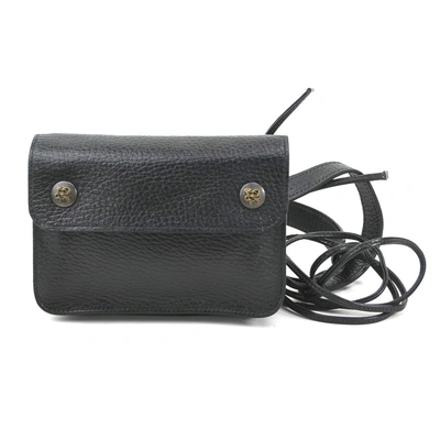 Hermes Leather Clutch Bag () In Black