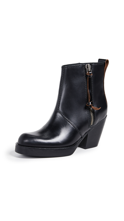 Acne Studios Pistol Booties In Black