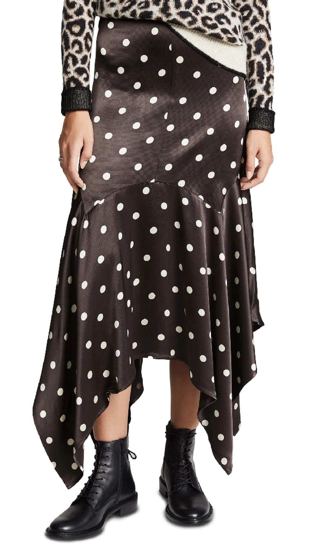 スカート Ganni Long Skirt In Viscose 'Chiffon' Ganni Leopard Printed Chiffon Maxi-Skirt | Liberty