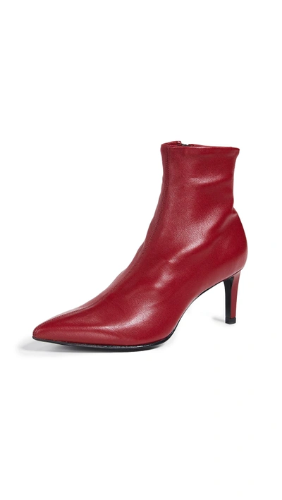 Rag & Bone Beha Stretch Booties In Biking Red