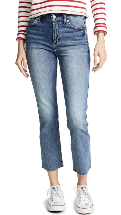 7 For All Mankind Aubrey B(air) Authentic Ultra High Waisted Jeans In B(air) Authentic Fate