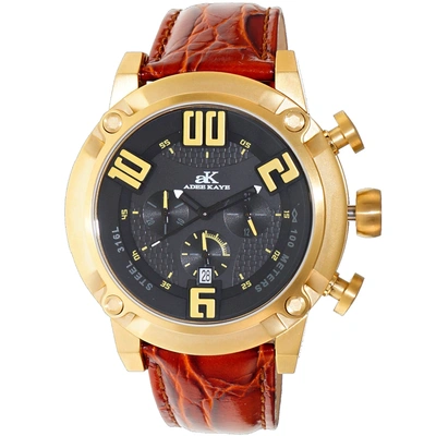 Adee Kaye Men's Blitz Black Dial Watch