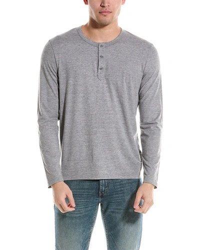 Ag Jeans Clyde Henley Shirt In Grey