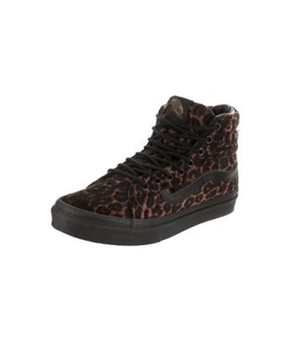 Vans Unisex Sk8-hi Slim (suede Leopard) Skate Shoe In Suede  Leopard/black/black | ModeSens