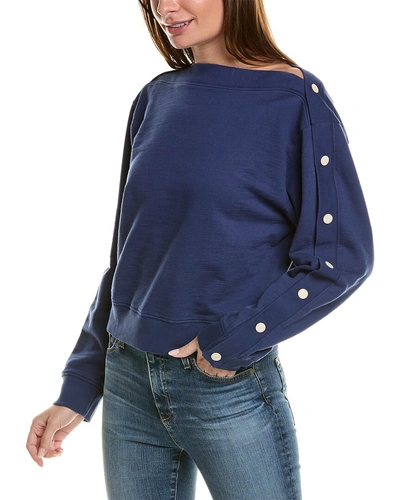 Ag Jeans Cyra Sweatshirt In Blue