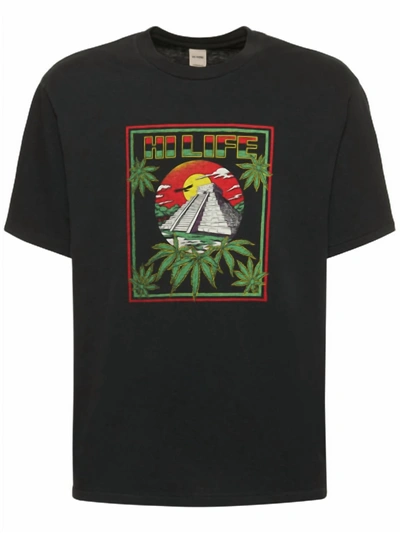 Re/done Men's High Times Tee In Vintage Black