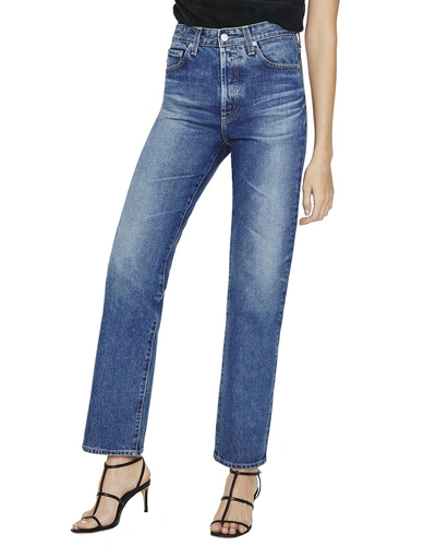 Ag Jeans 10 Years Ellwood High-rise Vinte Alexis Straight Jean In Blue