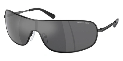 Michael Kors Women's Aix 38mm Black Sunglasses Mk1139-10056g-38 In Black / Dark / Grey