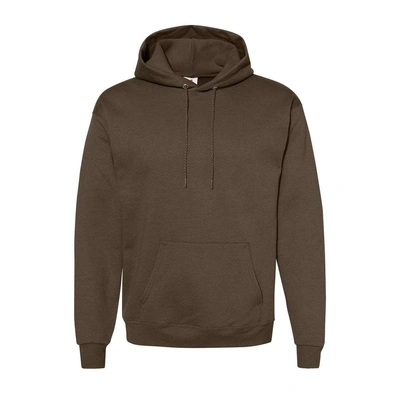 Hanes Ecosmart Hooded Sweatshirt In Brown
