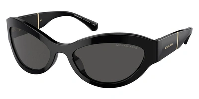 Michael Kors Women's Burano 59mm Black Sunglasses Mk2198-300587-59 In Black / Dark / Grey