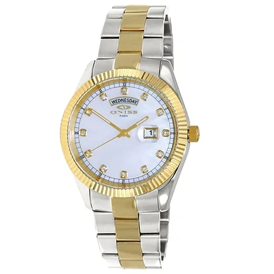 Oniss Men's Admiral White Dial Watch