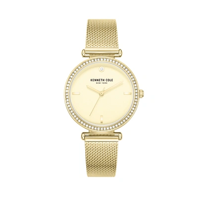 Kenneth Cole New York Women's 36mm Quartz Watch Kcwlg2271606 In Gold