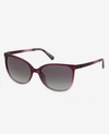 Kenneth Cole Square Ultem Sunglasses In Violet