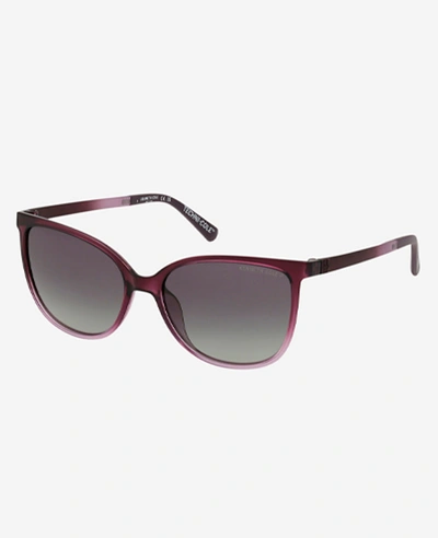 Kenneth Cole Square Ultem Sunglasses In Violet