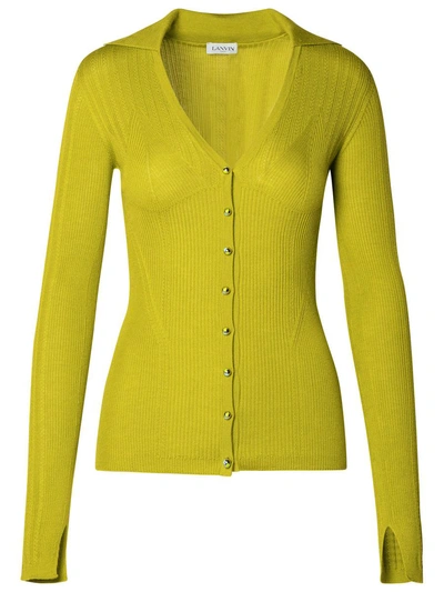 Lanvin Cardigan In Green