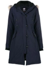 Canada Goose Fur Trimmed Hood Coat - Blue