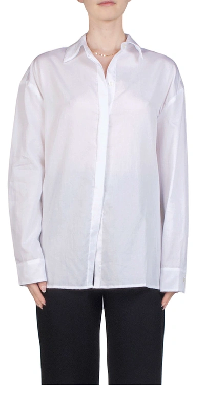 Leset Yoko Oversized Button Down Ii In White