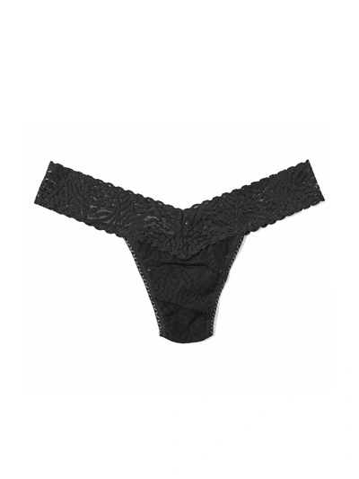 Hanky Panky Animal Instincts Low Rise Thong In Black