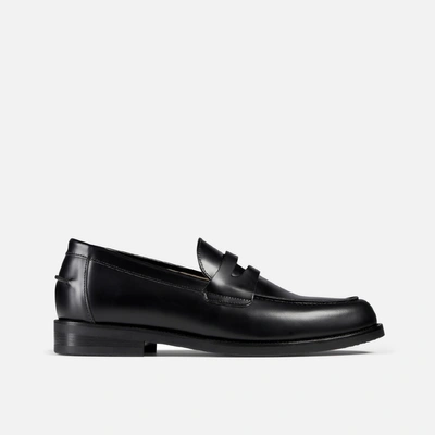 Duke + Dexter Women's Wilde Black Penny Loafer - Women's
