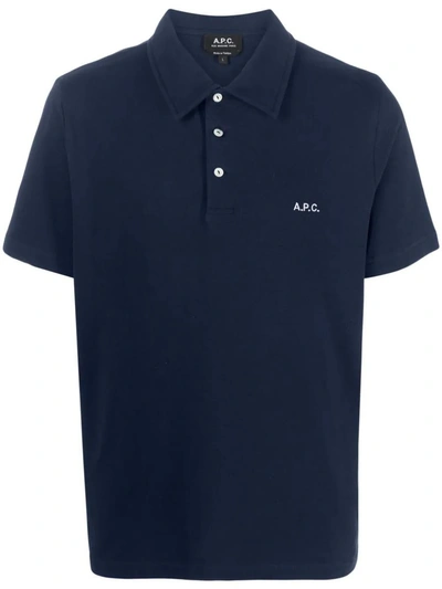 Apc A.p.c. T-shirts And Polos In Blue
