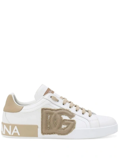 Dolce & Gabbana Sneakers In White/neutrals