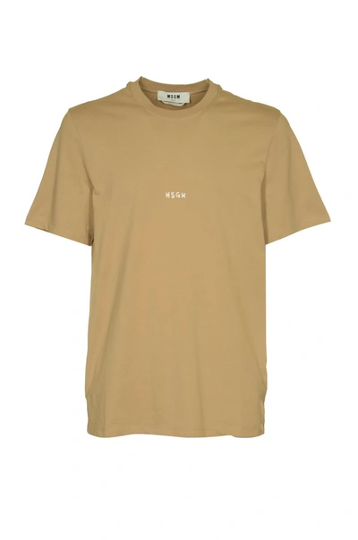 Msgm T-shirts And Polos Beige