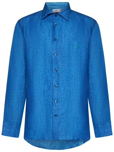 Etro Camicia  In Blue