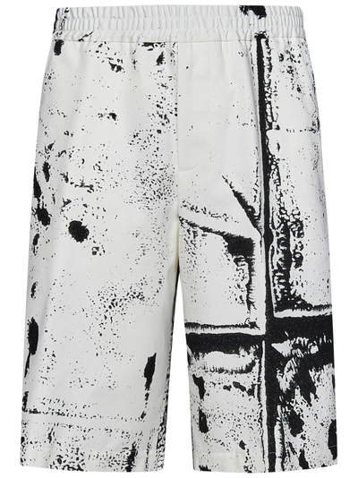 Alexander Mcqueen Shorts  In Bianco