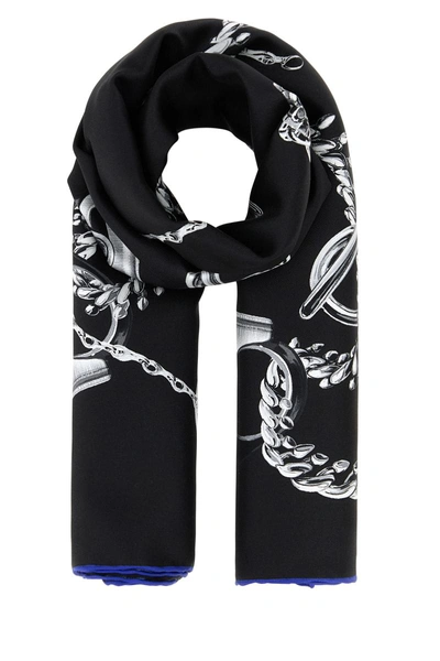 Burberry Scarves And Foulards In Silver
