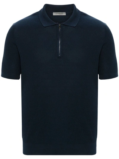 Corneliani T-shirts And Polos In Blue