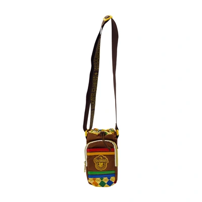 Harry Potter Hogwarts Quidditch Water Bottle Crossbody In Brown