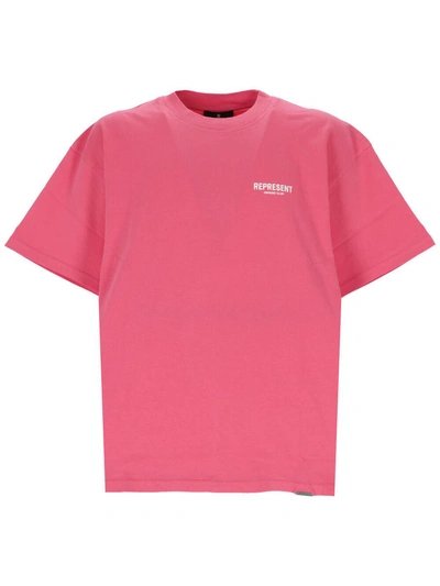 Represent T-shirts And Polos In Bubblegum Pink