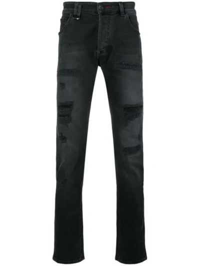 Philipp Plein Slim-fit Jeans In Black