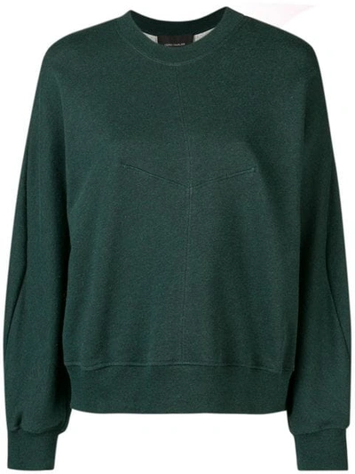 Cedric Charlier Jersey Sweater In Green